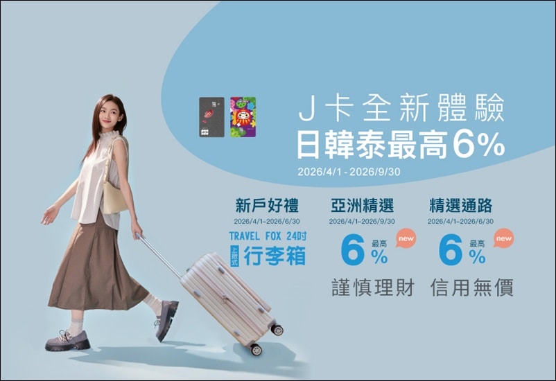 信用卡 》115年多家銀行信用卡新戶首刷禮行李箱、登機箱、旅行箱、旅行背包篇(115.06.12更新)